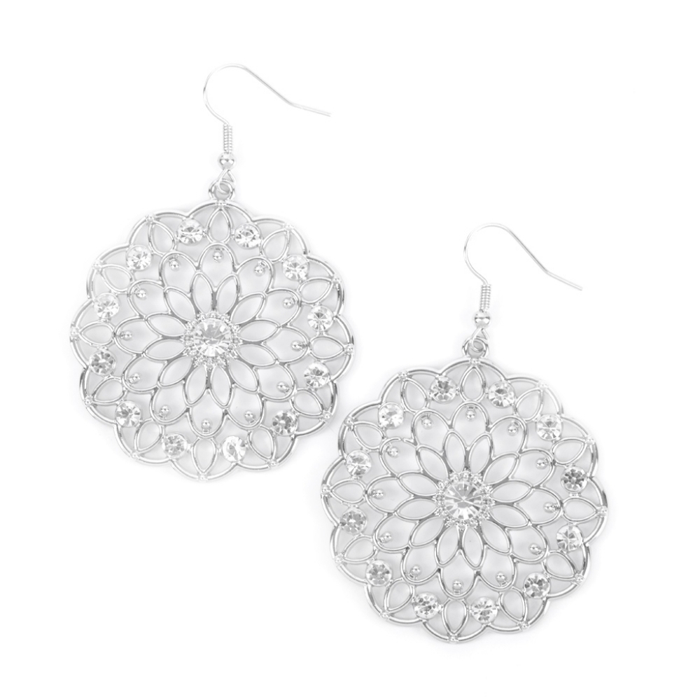 Silver earrings